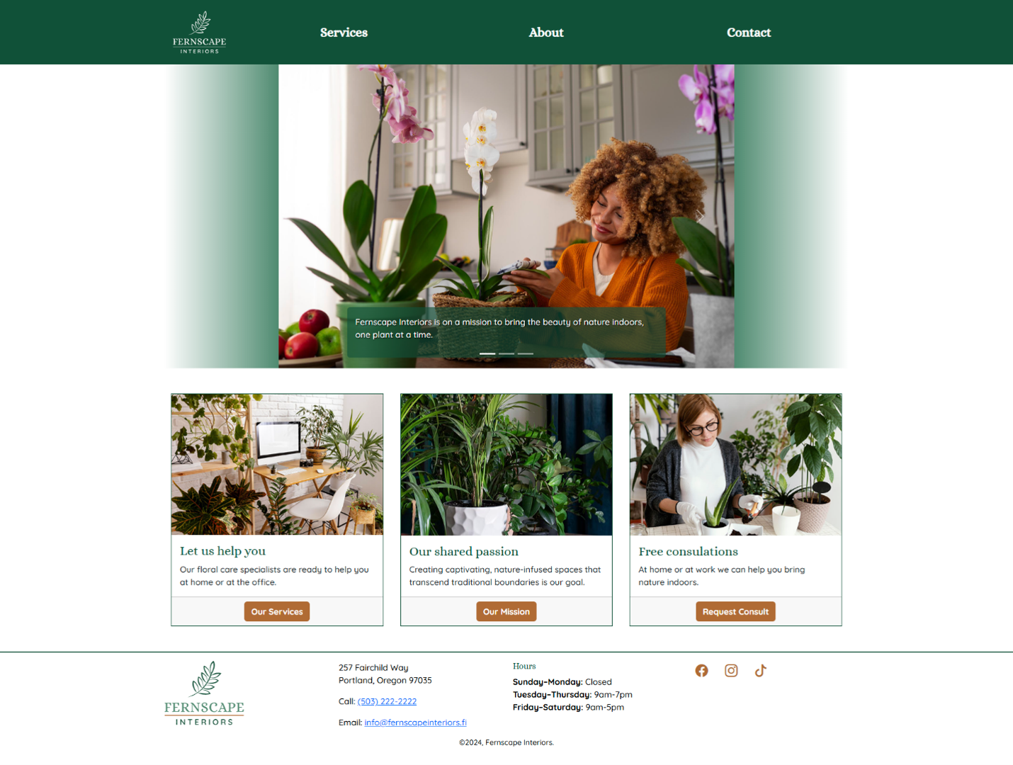 Fernscape Interiors Homepage